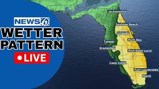 🔴NEWS 6 WEATHER LIVE AT 9:30 | Pattern To Turn Wetter For Parts Of Florida