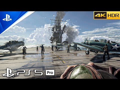 (PS5 PRO) BATTLE OF MIDWAY 1943 | Immersive Realistic Graphics Gameplay [4K 60FPS HDR] Call of Duty