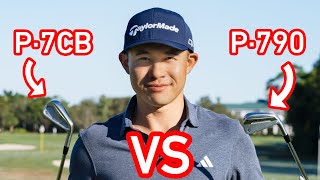We Had Collin Morikawa Compare the P·790 and P·7CB Irons
