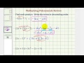 Understanding Polynomial Products