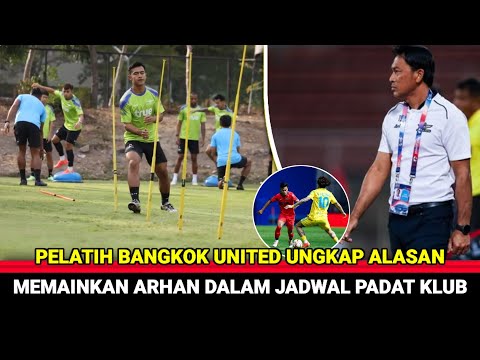 Pelatih Bangkok United Ungkap Alasan Terus Memainkan Pratama Arhan dalam Jadwal Padat Klub