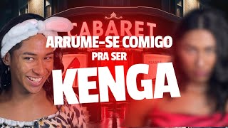 Arrume-se comigo para trabalhar como kenga