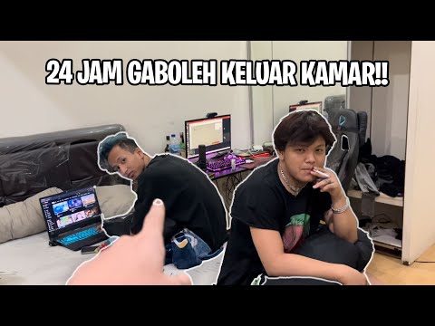 Aku Paksa Temanku Gaboleh Keluar Kamar Selama 24 Jam... *STRESS SEMUA*