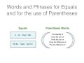 Translating Verbal Phrases into Algebraic Expressions