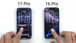 iPhone 17 Pro vs iPhone 16 Pro Speed Test!!