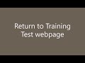 Grade 5 Training Test Overview