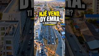 Nje vend, dy emra. Ti cilin perdor? #tirana #albaniaunchained #dronealbania