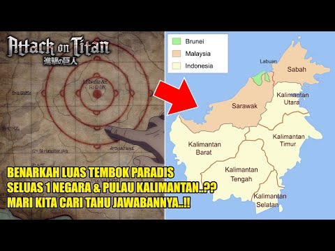 INILAH LUAS SEBENARNYA TEMBOK PARADIS DI ATTACK ON TITAN..!! | Mari kita hitung!