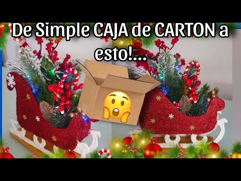 Después de Ver esta Idea! Ya NO Botarás tus CARTONES Vacíos ♻️ NAVIDAD 2024