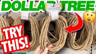 *BRILLIANT* Dollar Tree DIYs using $1 ROPE that look high-end!