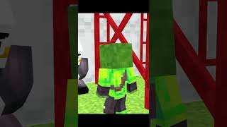 Zombie Boy Finds Lost Dad #shorts #minecraft