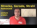 Strecke, Gerade und Strahl verstehen