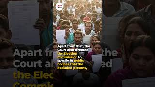 Supreme Court Directs ECI to Publish On Website List Of Voters Omitted In Bihar SIR With Reasons