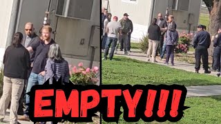 EMPTY!!! Prince Harry Speaks to SMALL CROWD Showing Public No Longer Cares