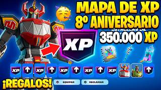 MAPA DE XP 🎉🎁 COMO SUBIR DE NIVEL EN FORTNITE RAPIDO ✨ MAPA XP O MAPAS DE XP FORTNITE TEMPORADA 4