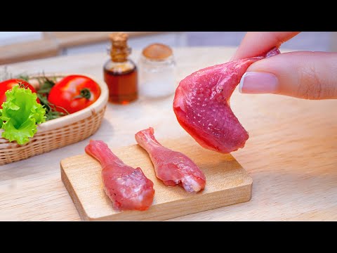 SO CRISPY!!! Amazing Miniature Buttermilk Fried Chicken Recipe | ASMR Cooking Mini Food