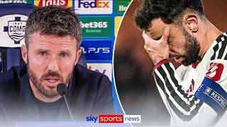 Michael Carrick reacts to Como thrashing in Champions League | "I apologise to supporters"