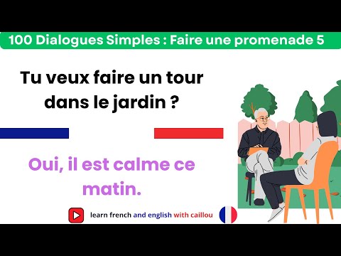 100 Dialogues Français Niveau A1 | Thème : Faire une Promenade + basic french phrases