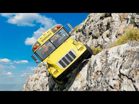 Cars vs Cliff Roads #88 - BeamNG DRIVE | SmashChan