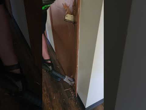 Pulling Hinges with A Halligan