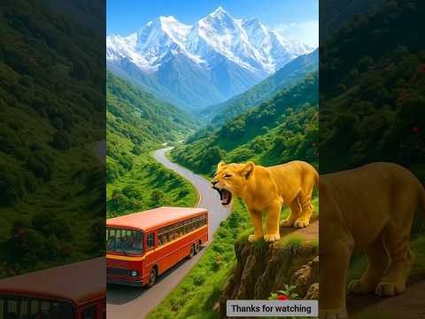 Miracle on the Road: Lord Narasimha Saves Passengers from Landslide #narasimha