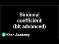 Probability and Binomial Coefficients