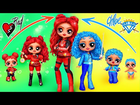 Descendants The Rise Of Red! Chloe Dan Red Tumbuh Besar! 32 Kreasi Boneka