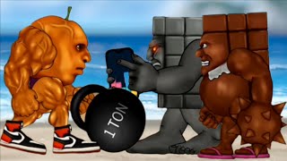 UDINDINDINDUN vs anpali babel, cioccolatini pancioncioni - DC2 animation.