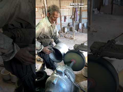 Steel drum manufacturing! #industrialeats