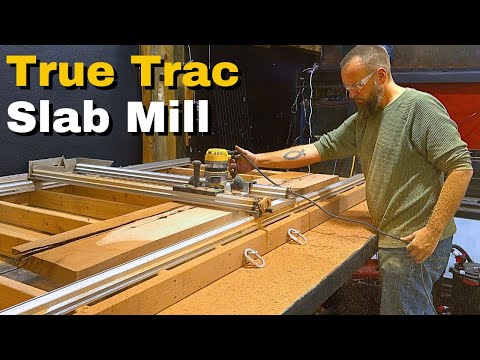 Flattening Cherry Slabs With a Router Gantry System