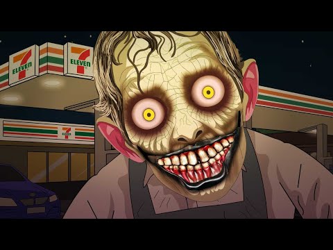 3 True 7 Eleven HORROR Stories Animated