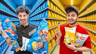أنا ولد خالتي في سباق الألوان! 60 ثانية نشتري بنفس اللون 😅