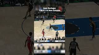 Joan Beringer 7 BLK's vs New Orleans.