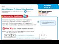 Solving Multistep Math Problems with Equations