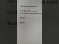 Rounding Numbers and Rules