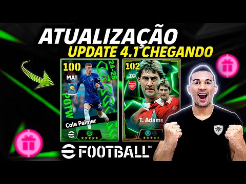 ATUALIZAÇÃO! UPDATE 4.1 CHEGANDO COM MUDANÇAS NOS GOLEIROS, NOVA CAMPANHA NO EFOOTBALL 2025 MOBILE