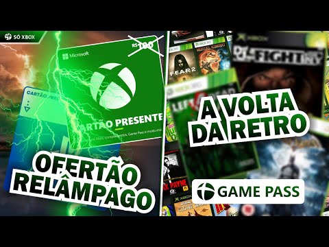 CORRE! OFERTA RELÂMPAGO em SALDO XBOX e RETRO TOP deve VOLTAR com TUDO!