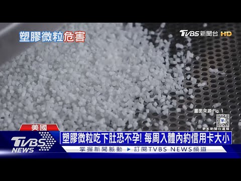 塑膠微粒吃下肚恐不孕! 每周入體內約信用卡大小｜十點不一樣20240718 @TVBSNEWS01 - YouTube