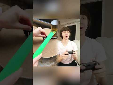 When the game's difficulty is too hard  #funny #diy  #experiment