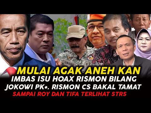 GERAM❗RISM0N DITUDING SEBAR H04X, N1AT HANCURKAN J0KOWI. ORANG DALAM MALAH BUKA AIB MEREKA