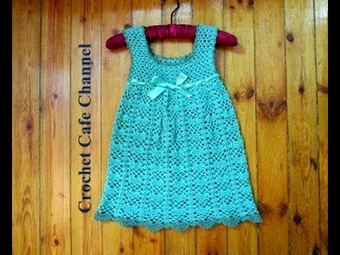 كروشيه فستان لطفلة أو Vest | #كروشيه_كافيه#Crochet Cafe