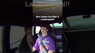 Sick Child’s First Ride In Lamborghini!