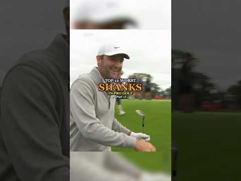Top 12 Worst Shanks In Pro Golf | Part 1
