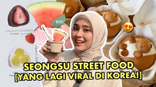 STREETFOOD NYA ANAK GAUL KOREA 😍 JAJANAN MUSIM PANAS DI SEONGSU 🇰🇷