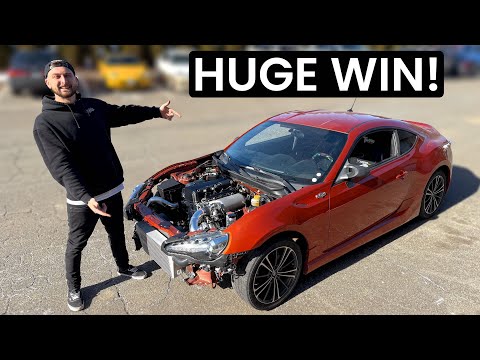 Honda Swapped FRS FIRST START & DRIVE!!