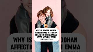 Why Hunter Doohan is so close to Emma Miles?#celebrity #hunterdoohan #wednesday #wednesdayseason2