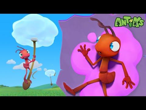 All Wrapped Up - Falling Candy! | +60 Minutes of Antiks by Oddbods | Kids Cartoons | Party Playtime!