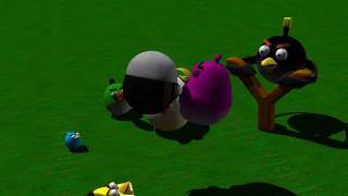 Angry Birds - Ninja Swine - 3D Animation