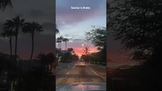 Morning vibes in Aruba! #aruba #arubavacationtips #sunrise