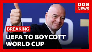 YouTube video thumbnail: European Nations to Boycott World Cup if Fifa Goes Ahead With Investment Plan